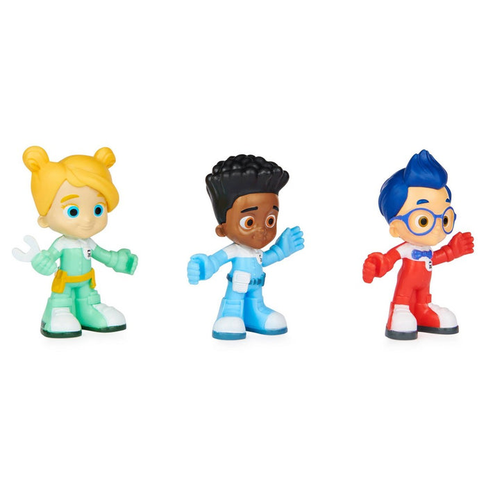 Mighty Express Mini Figures 3pk with Train Track Piece
