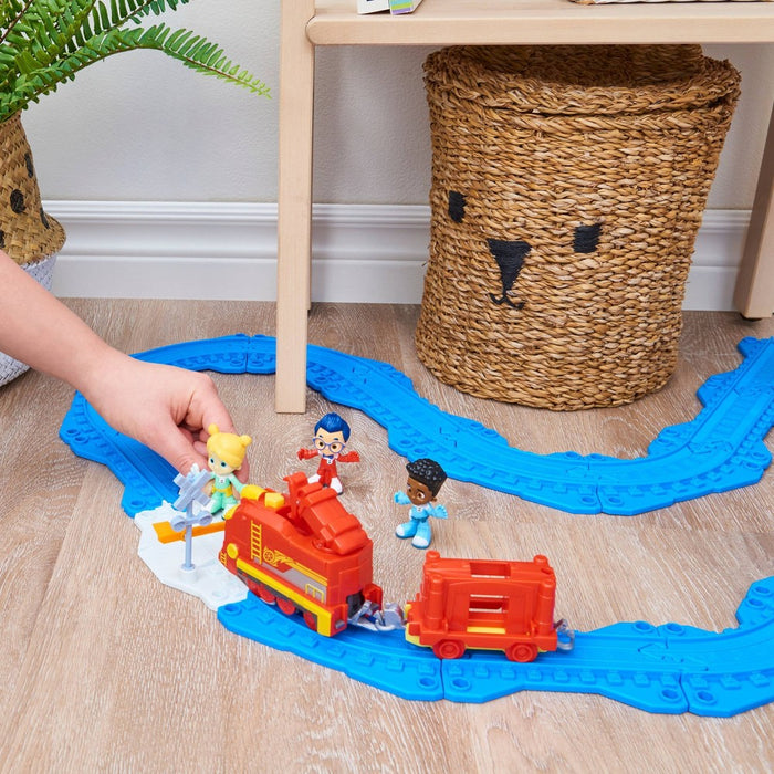 Mighty Express Mini Figures 3pk with Train Track Piece