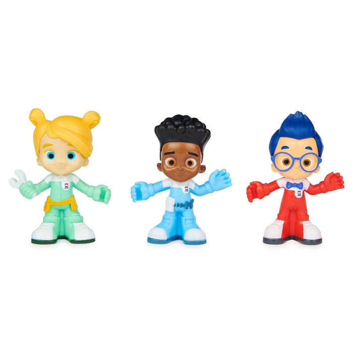 Mighty Express Mini Figures 3pk with Train Track Piece