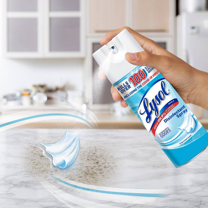 Lysol Crisp Linen Disinfectant Spray - 19 fl oz/2ct