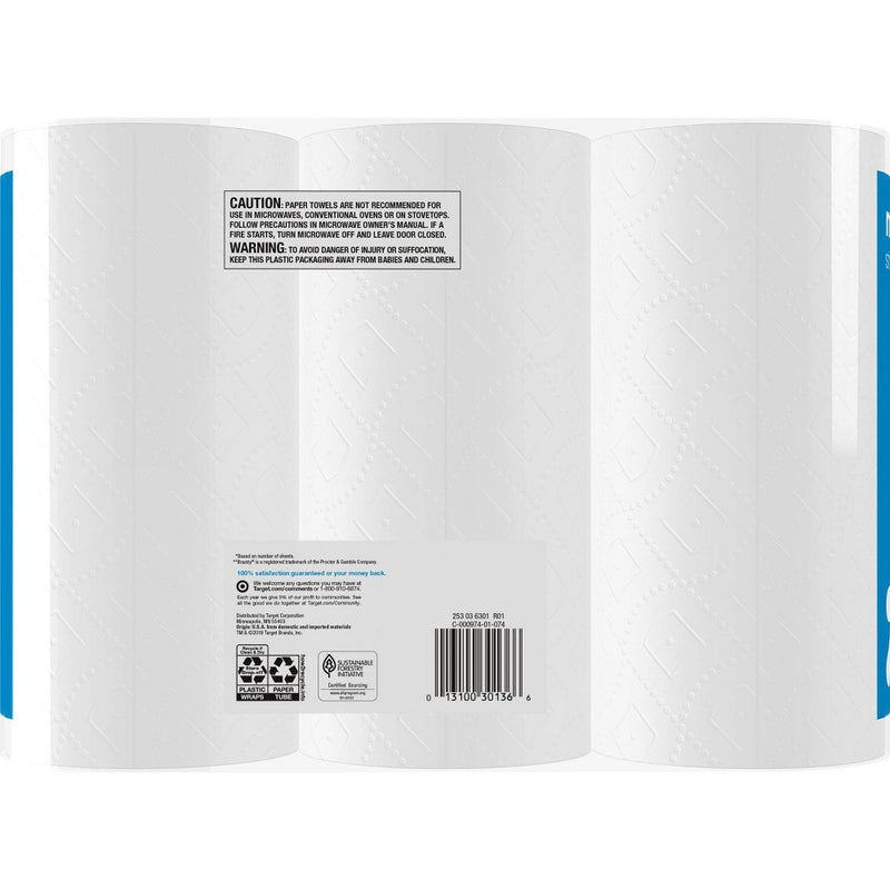 Make-A-Size Paper Towels - 6 Double Rolls - up & up™