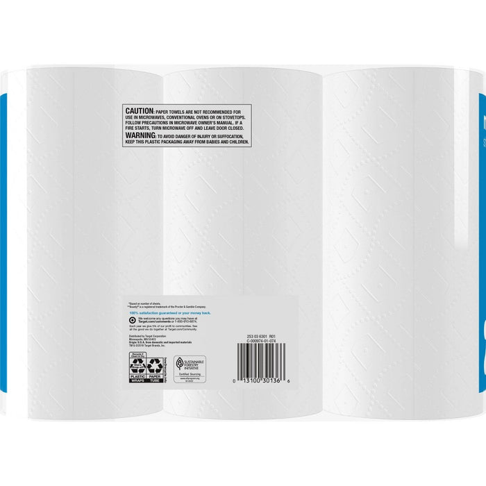 Make-A-Size Paper Towels - 6 Double Rolls - up & up™