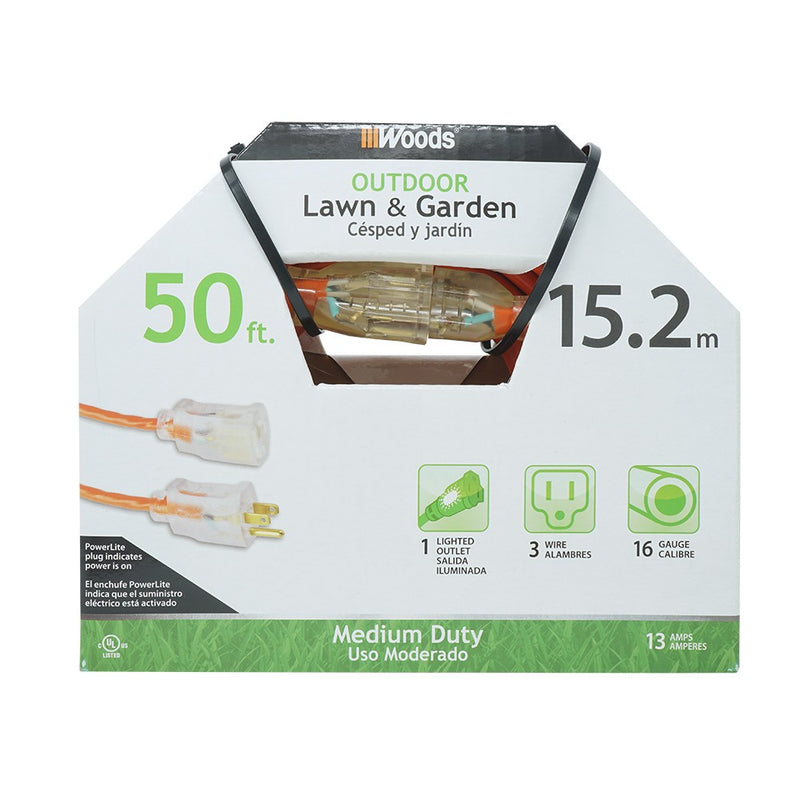 Woods 50' Extension Cord