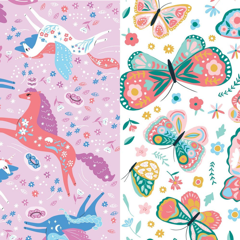 The Honest Company Girls' Training Pants - Butterfly Kisses + Magical Moments - Size 4T-5T - 32ct