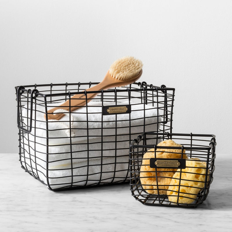 Wire Bin Small Black - Hearth & Hand with Magnolia