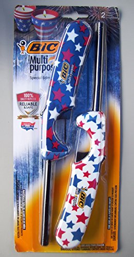 BIC, Multi Purpose 2 Pack Lighters, 4th of July Theme