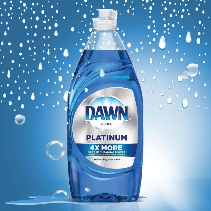Dawn Platinum Liquid Dish Soap - Refreshing Rain Scent - 34 fl oz