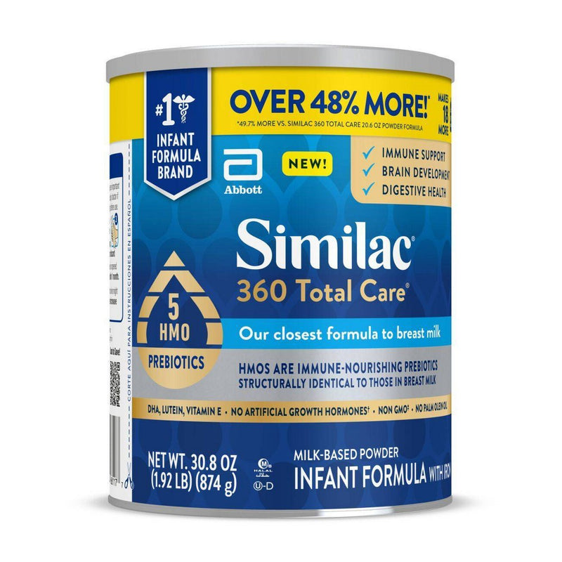 Similac 360 Total Care Non-GMO Infant Formula Powder - 30.8oz