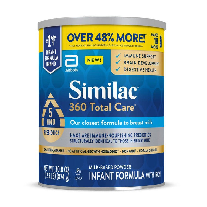 Similac 360 Total Care Non-GMO Infant Formula Powder - 30.8oz