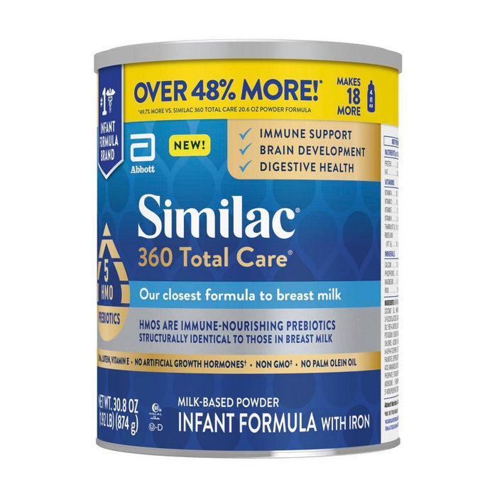 Similac 360 Total Care Non-GMO Infant Formula Powder - 30.8oz