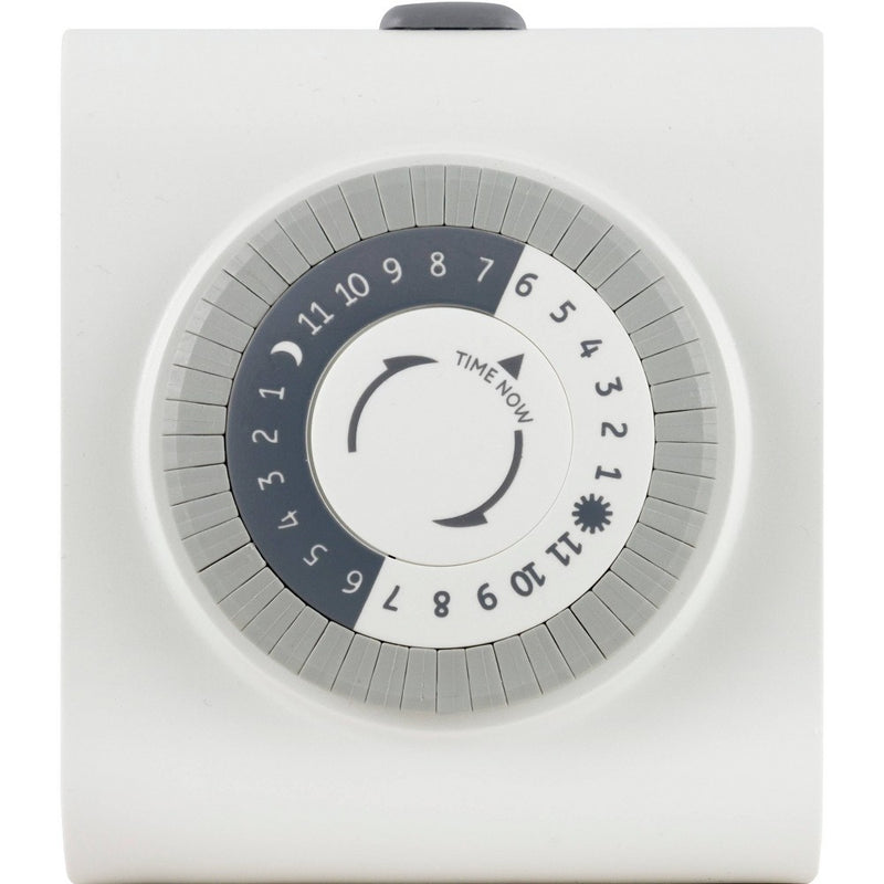 GE Indoor Mechanical Timer 24hr with 2 Outlets
