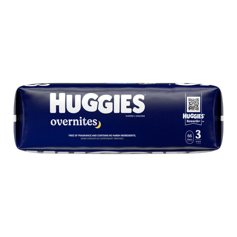 Huggies Disposable Overnight Diapers - Size 3 - 132ct