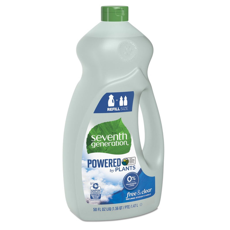 AS IS SOME MISSING Seventh Generation Dish Liquid Soap - Free & Clear - 50oz