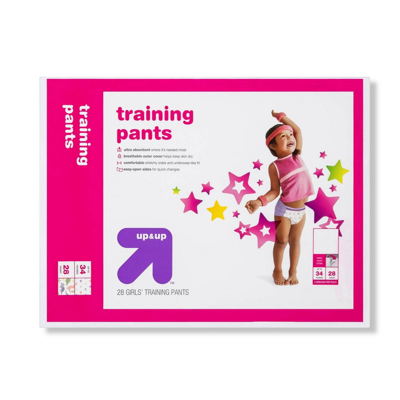 Girls' Training Pants 2T-3T - 28ct - up & up™