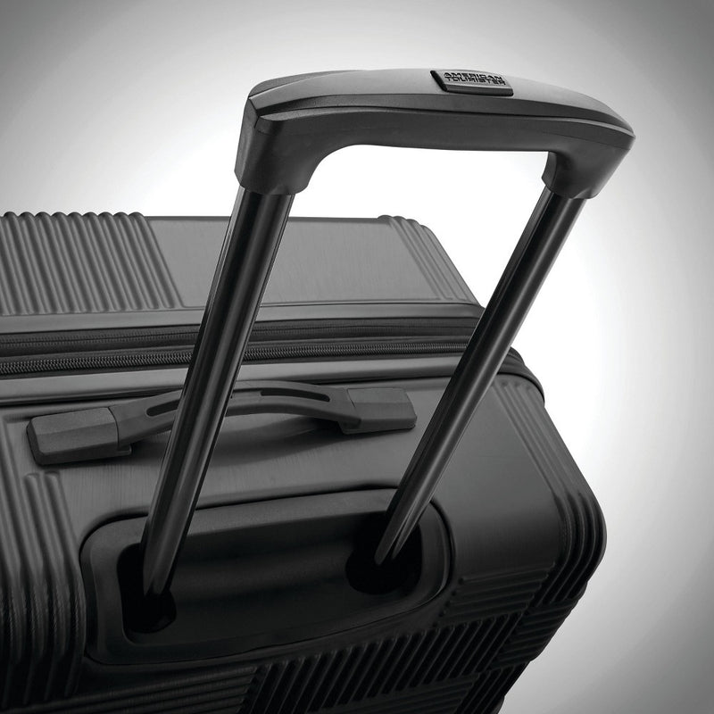 American Tourister NXT Hardside Large Checked Spinner Suitcase - Blackout (LOCAL PICKUP ONLY)