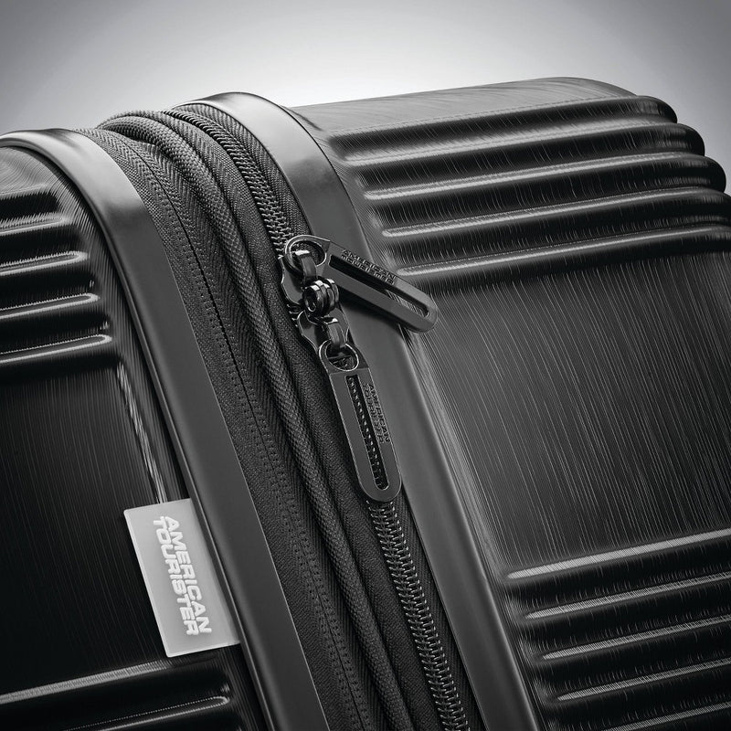 American Tourister NXT Hardside Large Checked Spinner Suitcase - Blackout (LOCAL PICKUP ONLY)