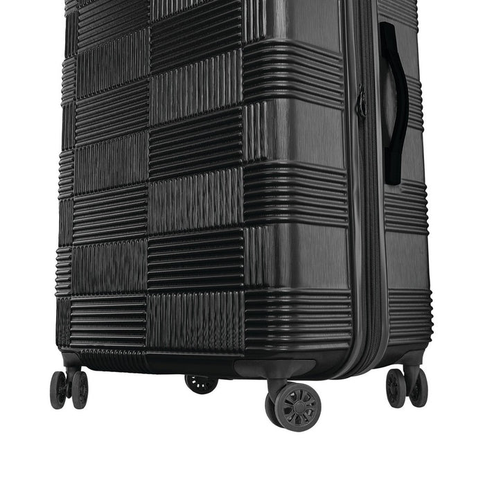 American Tourister NXT Hardside Large Checked Spinner Suitcase - Blackout (LOCAL PICKUP ONLY)