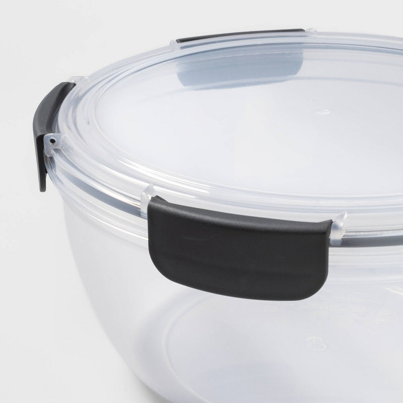 4pc Plastic Round Bowl Set With Lids - Made By Design™