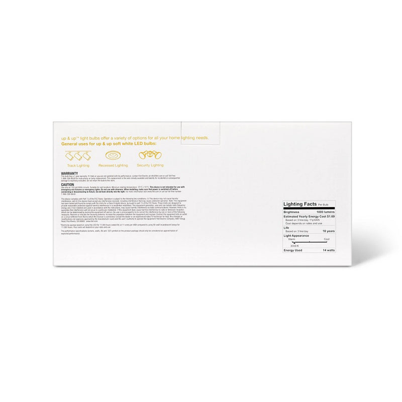 LED 90W 3pk Light Bulbs Soft White - up & up™