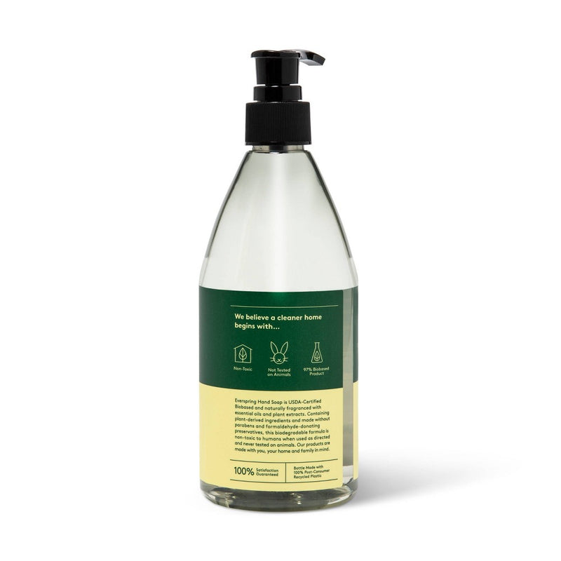 Lemon & Mint Liquid Hand Soap - 12 fl oz - Everspring™