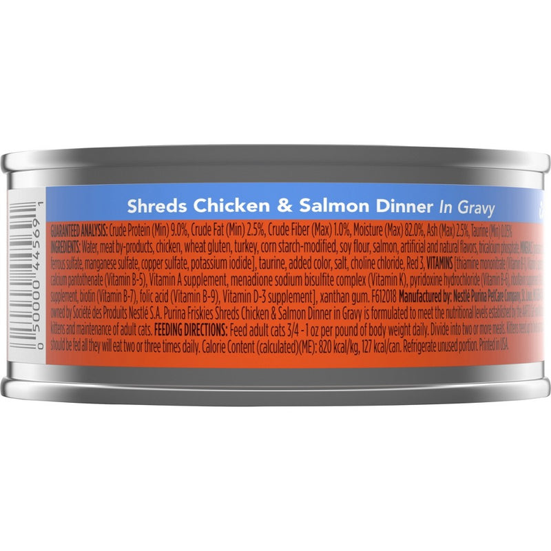 Purina Friskies Shreds Wet Cat Food Chicken & Salmon Dinner 2 for $1