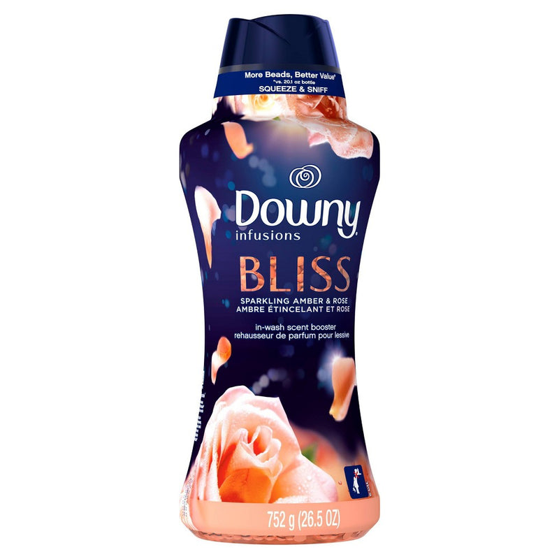 Downy Infusions Bliss Sparkling Amber & Rose In-Wash Scent Booster Beads - 26.5oz