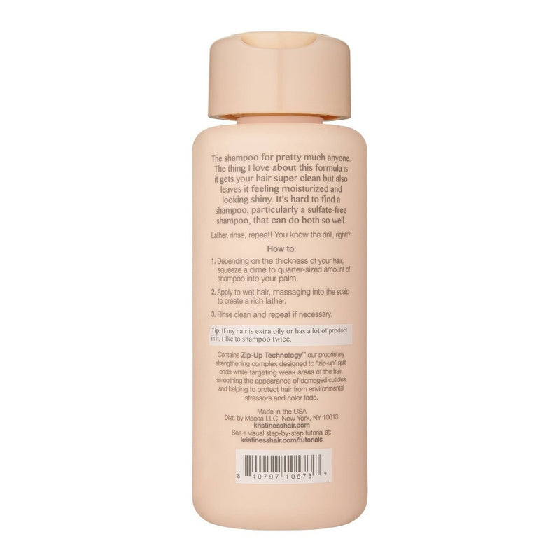 Kristin Ess One Signature Shampoo with Avocado Oil + Castor Oil, Daily Shampoo, Sulfate Free - 10 fl oz