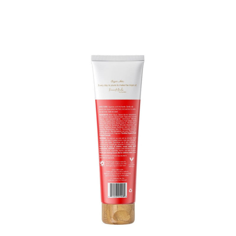 Raw Sugar Leave-In Hair Cream Strawberry + Oat Milk Hair Treatment for Kids - 3.3 fl oz