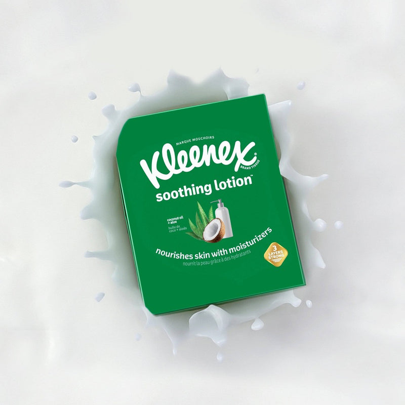Kleenex Soothing Lotion Facial Tissue  - 4pk/60ct