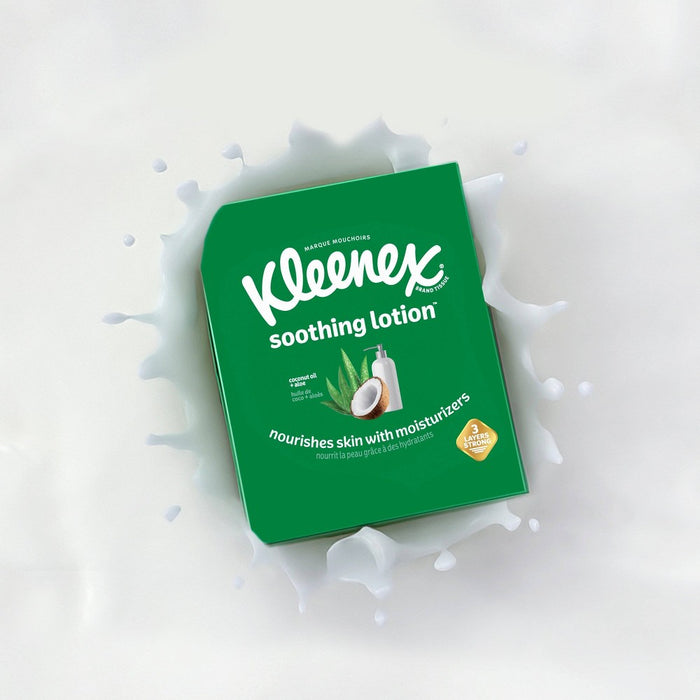 Kleenex Soothing Lotion Facial Tissue  - 4pk/60ct
