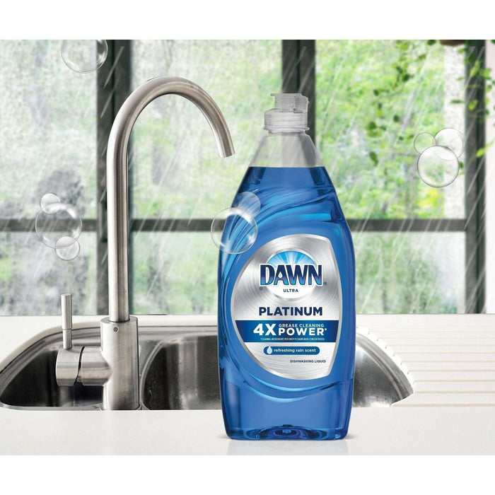 Dawn Platinum Dishwashing Liquid Dish Soap - Refreshing Rain Scent - 54.8 fl oz