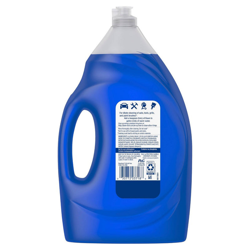 Dawn Platinum Dishwashing Liquid Dish Soap - Refreshing Rain Scent - 54.8 fl oz