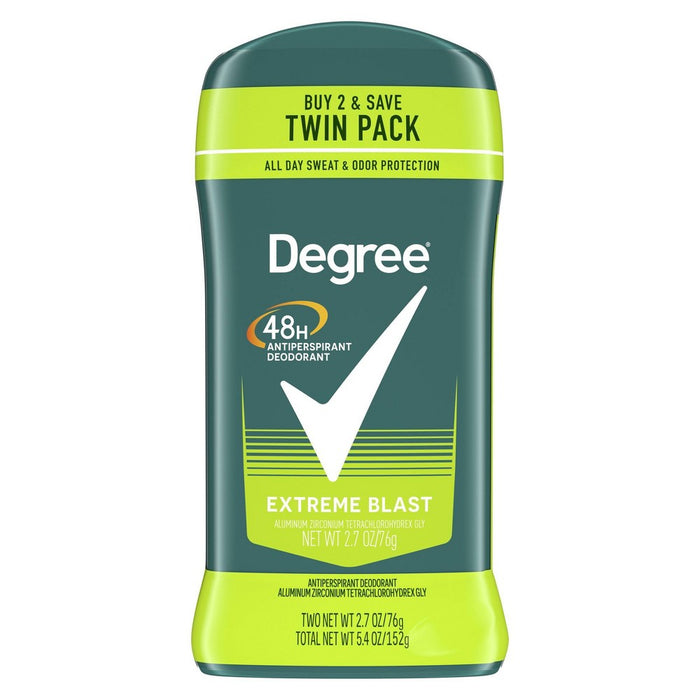 Degree Men Extreme Blast 48-Hour Antiperspirant & Deodorant - 2.7oz/2pk