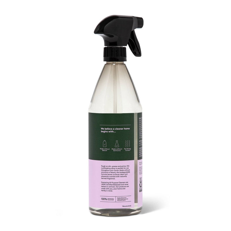 Lavender & Bergamot All Purpose Cleaner - 28 fl oz - Everspring™