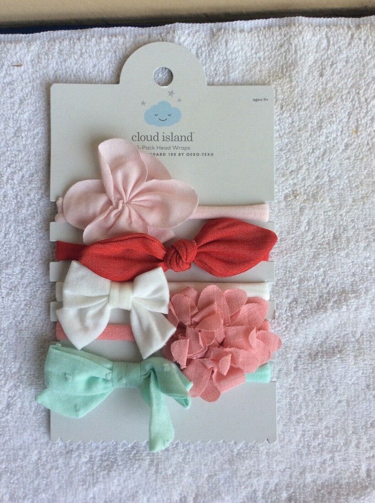 Baby Girls' 5pk Skinny Headwarp - Cloud Island™  One Size