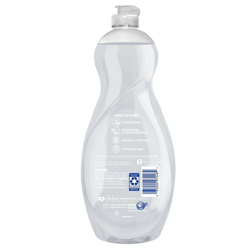 Palmolive Ultra Pure + Clear Liquid Dish Soap Detergent - Fragrance Free - 32.5 fl oz