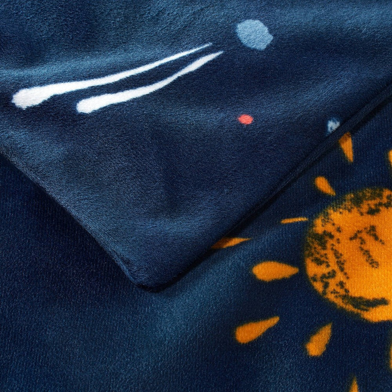 60"x40" 6lbs Waterproof Removable Cover Weighted Blanket Space Navy - Pillowfort™