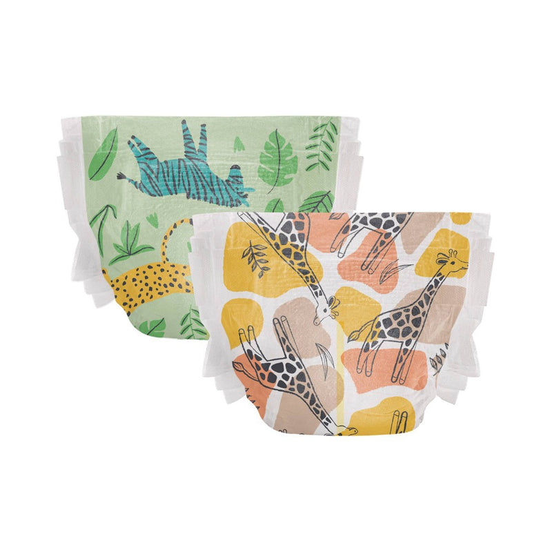The Honest Company Disposable Diapers - Stripe Safari & Seeing Spots - Size 6 - 44ct