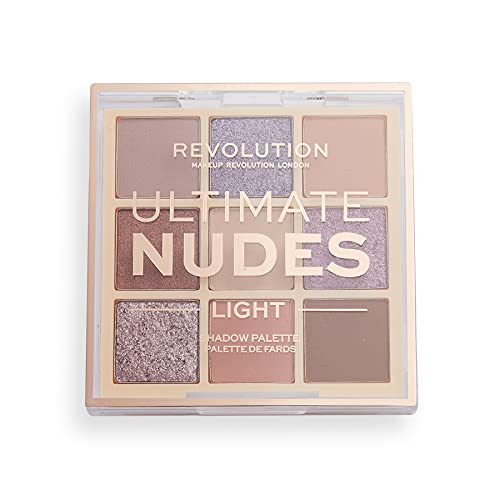 Makeup Revolution, Ultimate Nudes, Eyeshadow Palette, Light, 8.1g *NEW*
