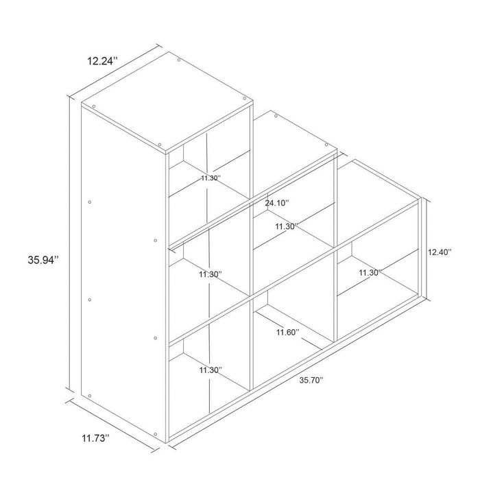 11" 321 Cube Organizer Shelf White - Room Essentials™ (LOCAL PICKUP ONLY)