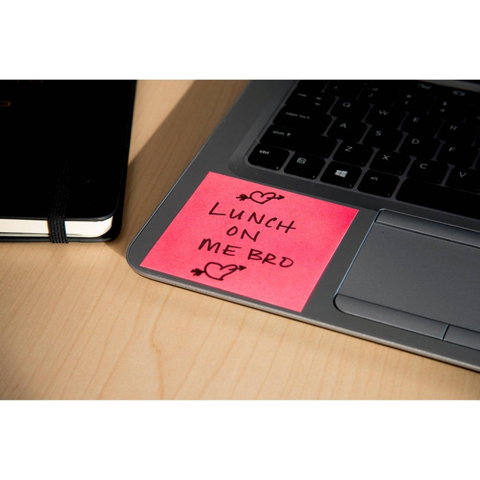 Post-it 3" x 3" Notes Cube 400 Sheets/Cube - Pink Wave