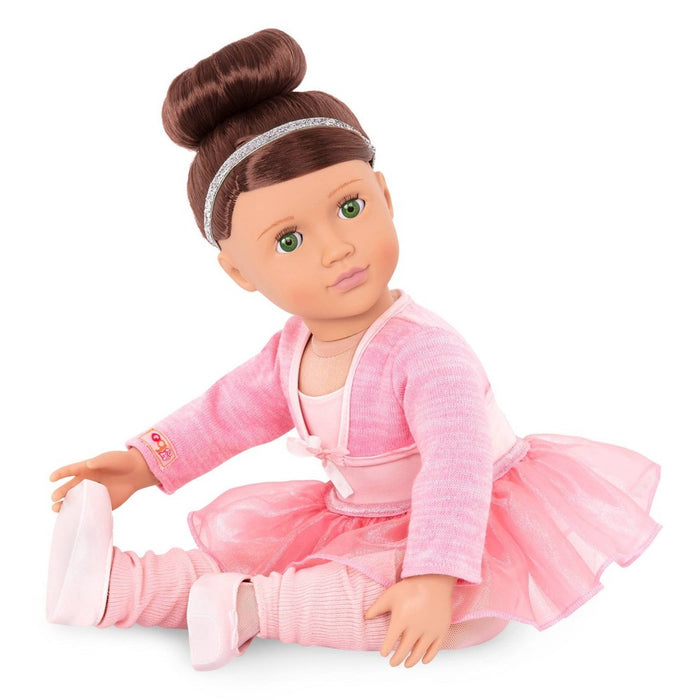Our Generation Sydney Lee with Storybook & Outfit 18" Ballet Doll