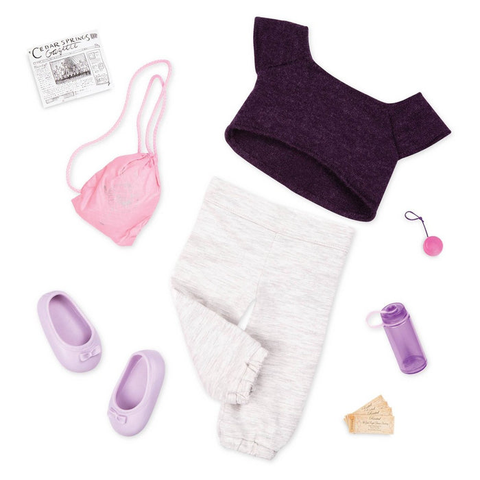 Our Generation Sydney Lee with Storybook & Outfit 18" Ballet Doll