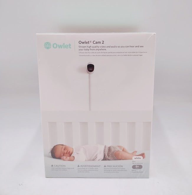 Owlet Cam 2 Smart Baby Monitor-HD Video, WiFi, Temp, Nightvision, 2-Way Talk NEW