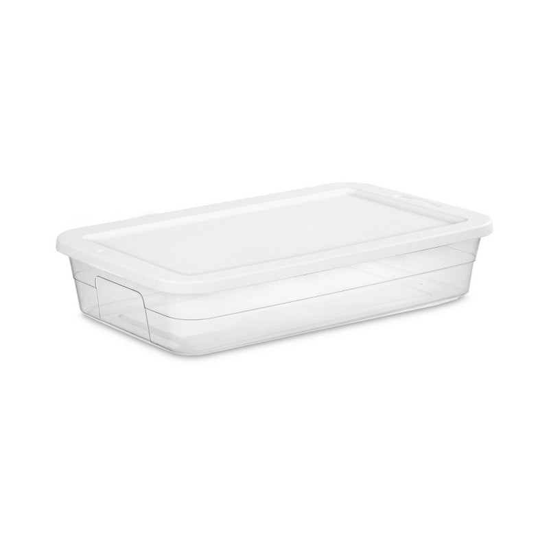 41qt Clear Under Bed Storage Box White - Room Essentials™ (LOCAL PICKUP ONLY)