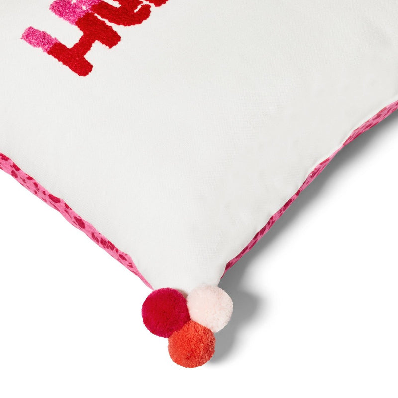 14"x20" 'Hello There' & Swirling Leopard Lumbar Decorative Pillow - Tabitha Brown for Target