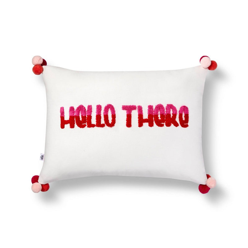 14"x20" 'Hello There' & Swirling Leopard Lumbar Decorative Pillow - Tabitha Brown for Target