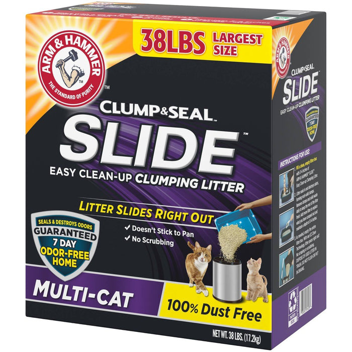 Arm & Hammer Slide Clumping Cat Litter - 38lbs (LOCAL PICKUP ONLY)