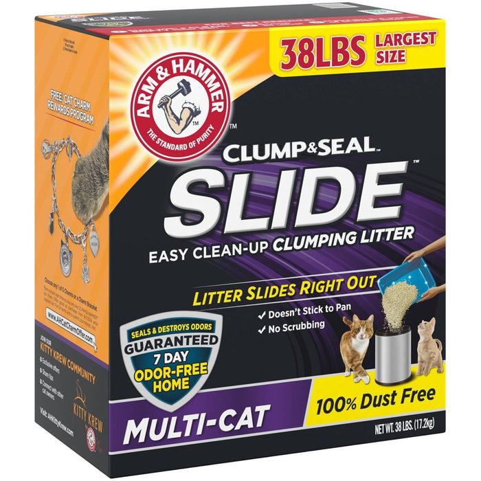 Arm & Hammer Slide Clumping Cat Litter - 38lbs (LOCAL PICKUP ONLY)