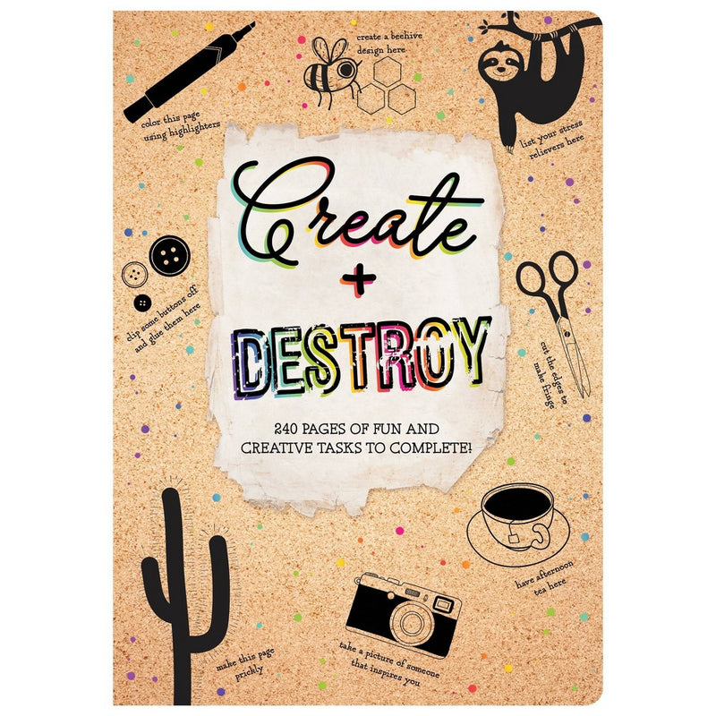 Create & Destroy Activity Book - Piccadilly *BRAND NEW*